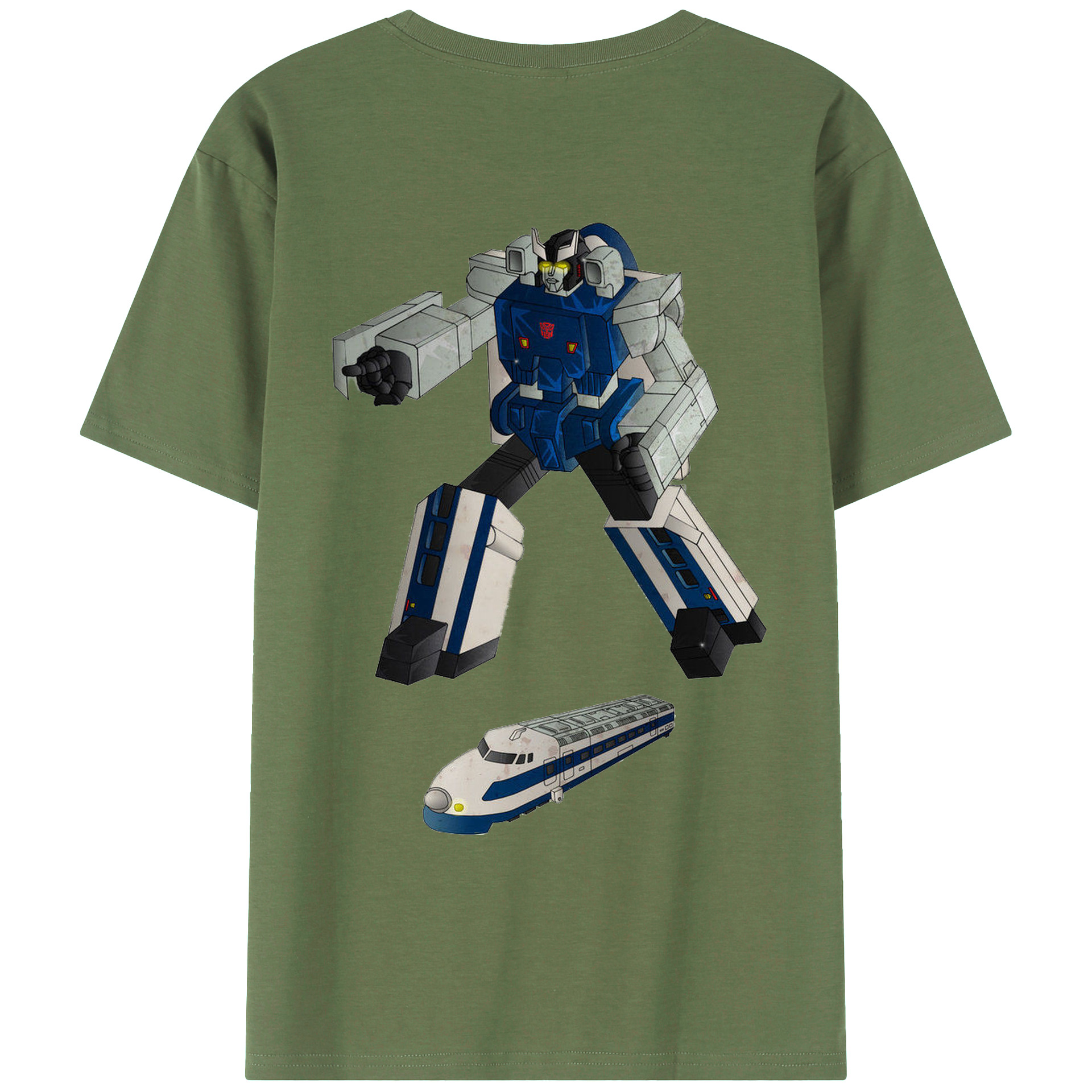 （画像用）  綿100％ メンズ半袖Tシャツ（バックプリント） 通気性